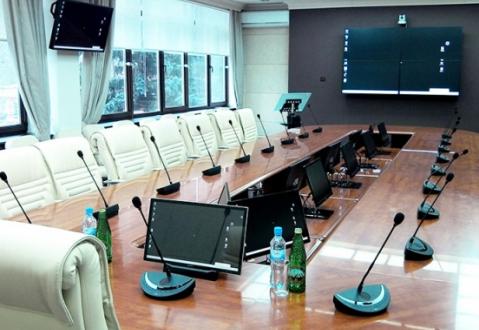Televic Conference Conferencing Systems TochMash Conference Boardroom, Russia.jpg
