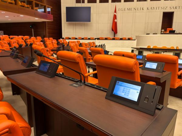 Turkish parliament Televic Conference Ankara Conference Solutions