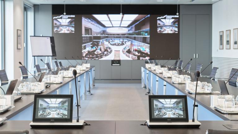 Deutsche Borse Televic Conference Executive Boardroom