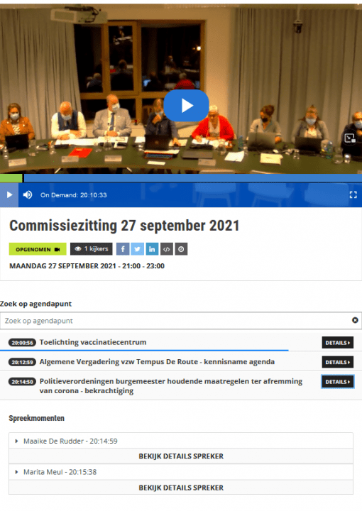 Televic Conference Conferencing Systems City Council Sint-Gillis-Waas, Belgium